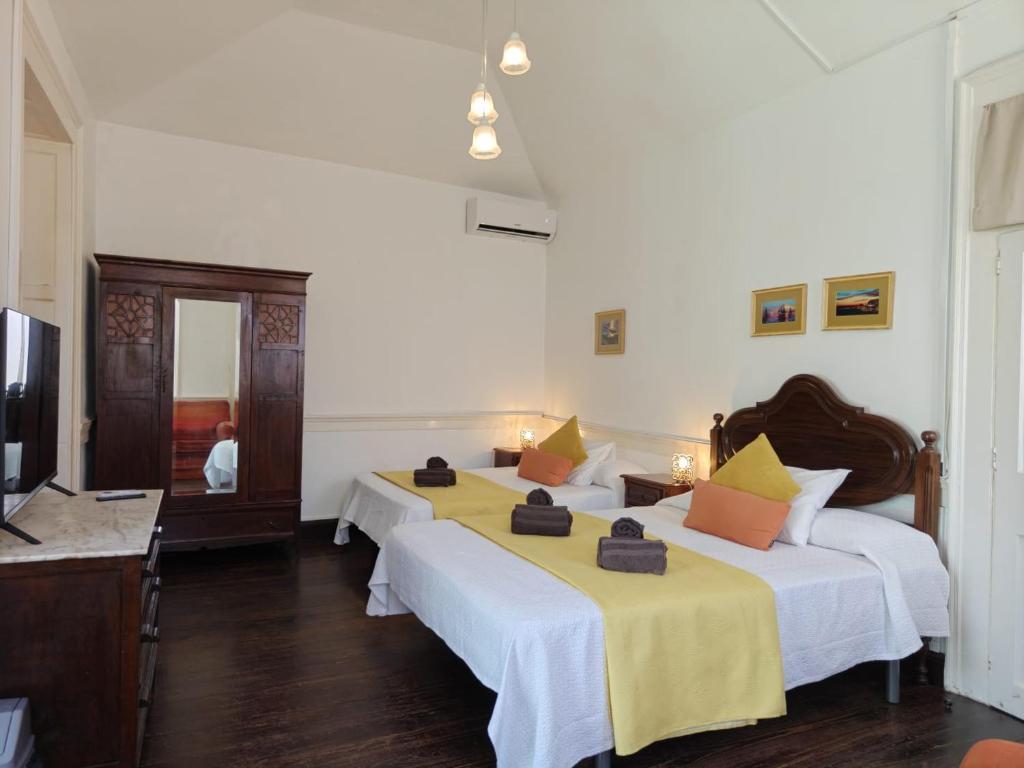 Beds and room interior